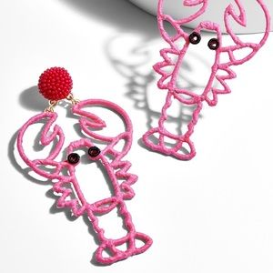 Bauble Bar Sebastian lobster earrings